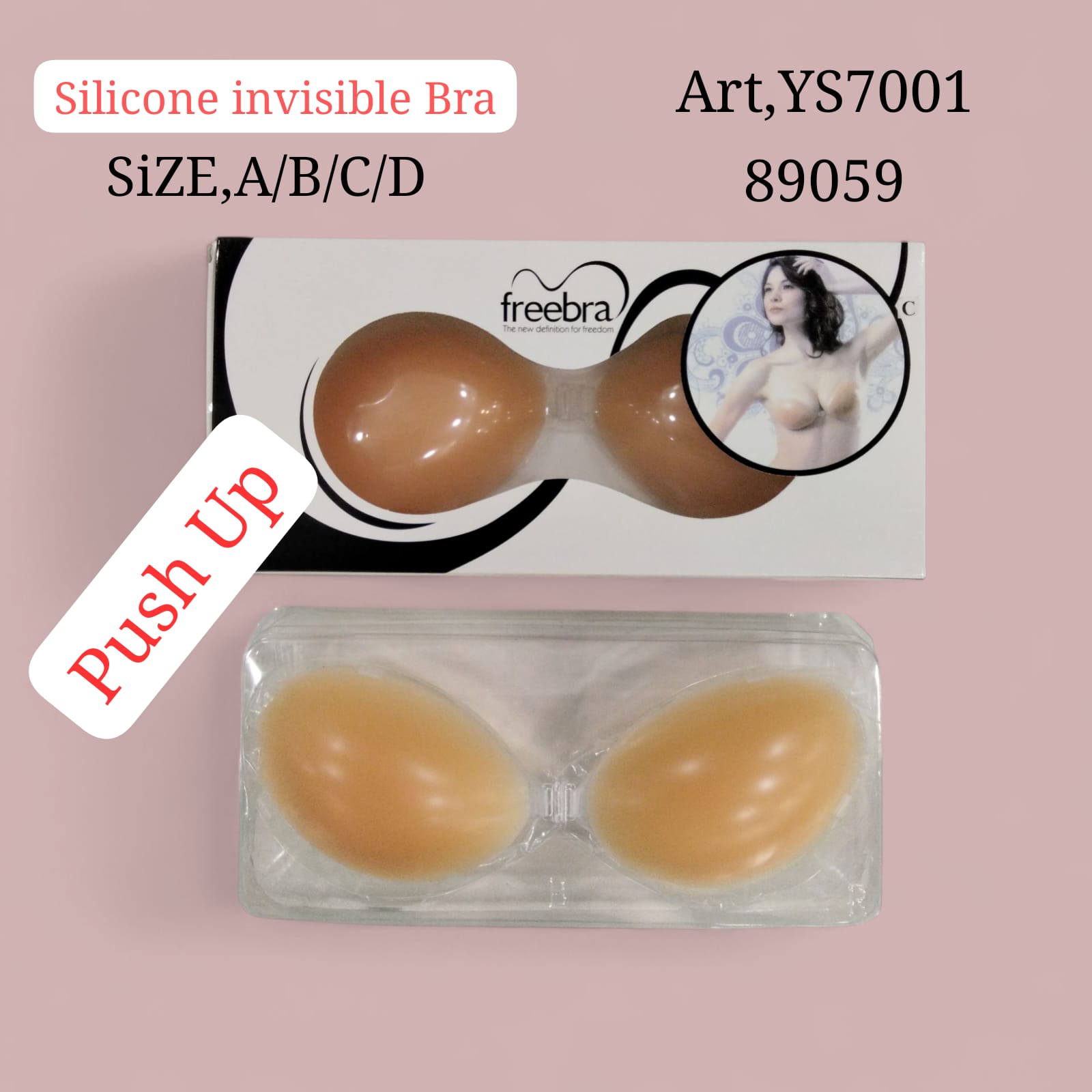 Silicone Invisible Bra Push Up – Art. YS7001