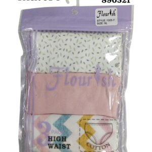 Flourish Style 1325-7 Panty – Plus Size Pack of 3 (XL–3XL)