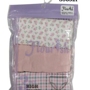 Flourish Style 1325-4 Panty – Plus Size Pack of 3 (XL–3XL)