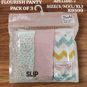 Flourish Women's Panty Pack of 3