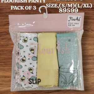 Flourish Women's Panty Pack of 3