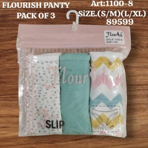 Flourish Women's Panty Pack of 3