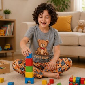 Kids Printed Night Suit 01