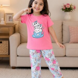 Kids Printed Night Suit 02