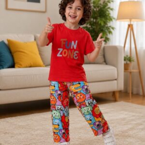 Kids Printed Night Suit 03