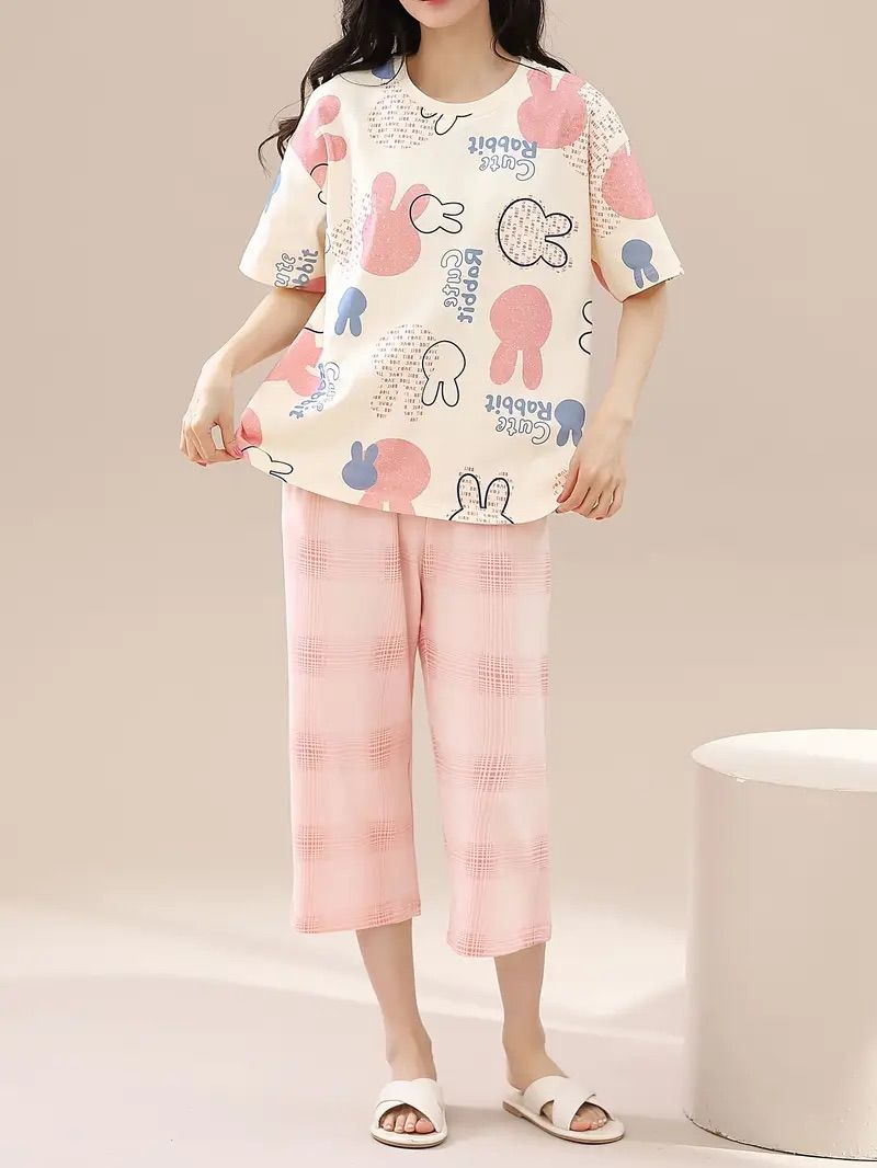 Printed Design Night Suit 03