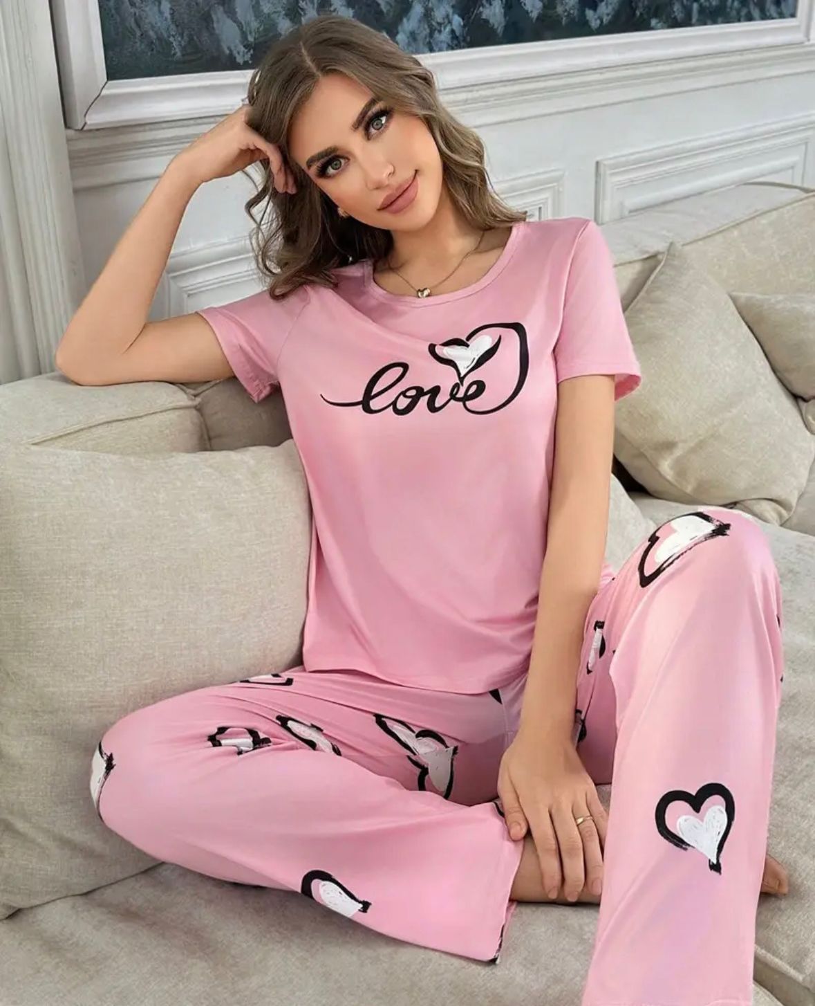 Printed Design Night Suit 05